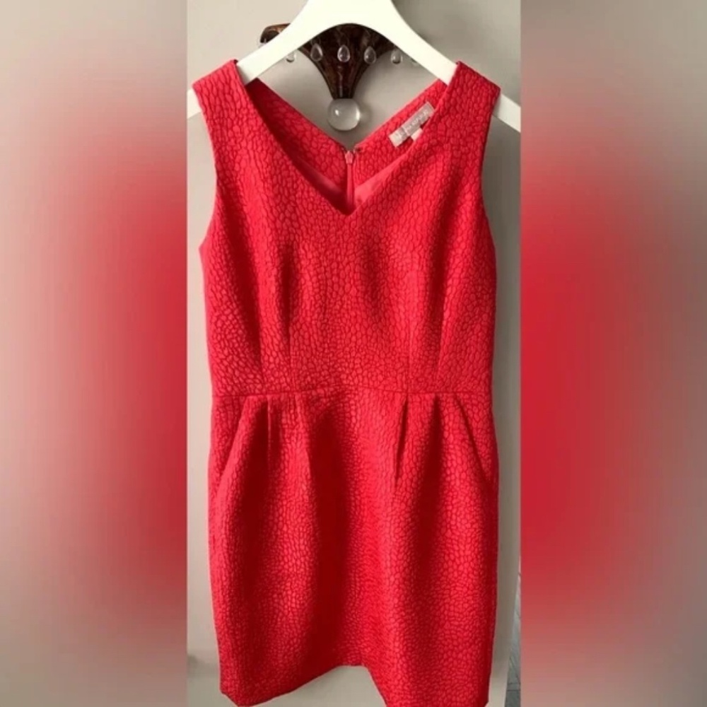 Banana Republic Coral Pattern Dress